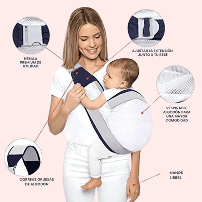 PortaBebé Eco® | Fular Suave y Ergonómico + ENVÍO GRATIS